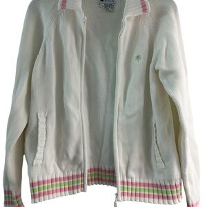Lilly Pulitzer White Cotton Sweater